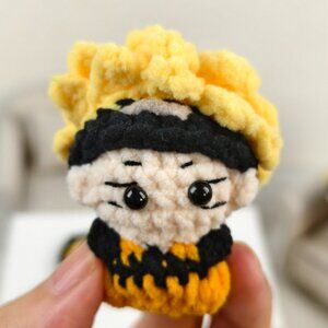 Handmade Amigurumi Crochet Small Naruto Uzumaki Plushie